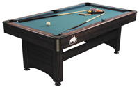 6 fods Buffalo Rosewood poolbillard