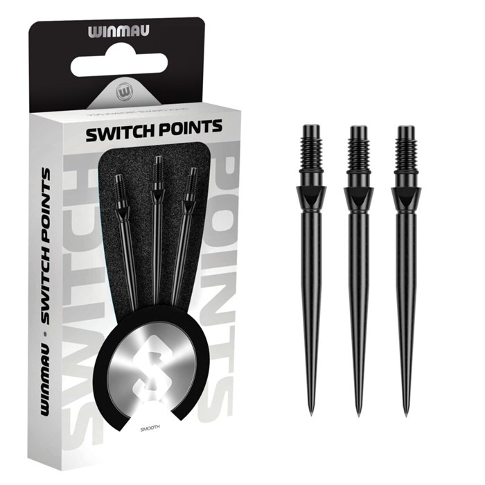 Winmau Switch Point smooth black