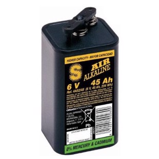 Alkaline 6V batteri AH45 til mønt billardborde