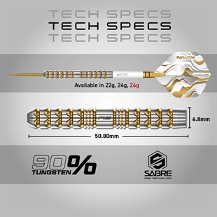 Paradym 90% NT dartpile fra Red Dragon 