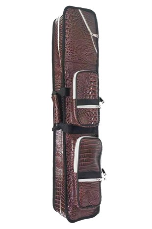 Artemis croco brun 4 x 8 køetui