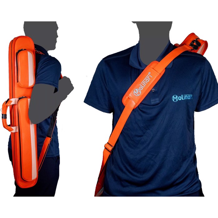 Molinari Retro 2x4 flat bag red orange / light pink