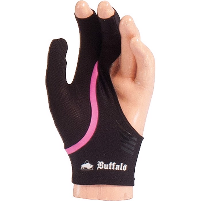 Buffalo Reversible handske i sort/pink til begge hænder