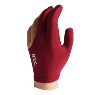 IBS billard handske i bordeaux rød