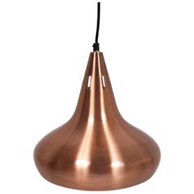 Lampe, 1-stk dråbeformet kobberfarvet