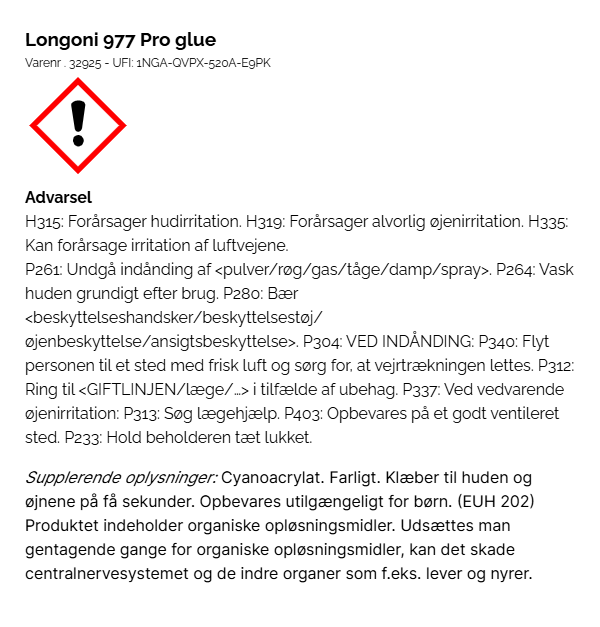 Lim Longoni 977 Pro Glue , 5 gram