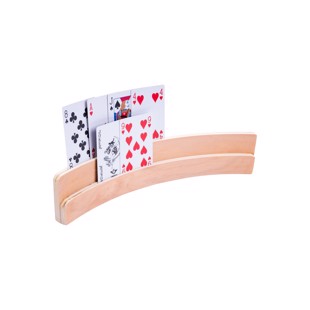 Kort holder i træ 35 cm - to lags 