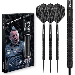 Peter Wright Black Mamba 90% NT dartpile fra Red Dragon