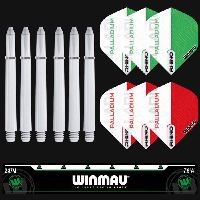 Winmau Diamond Plus Surround sæt - Diamond skive, surround & 2 sæt pile