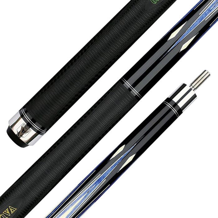 Vaula PRO Laser II 5-kegle kø, model 4 blå/sort - 1 stk. maple- + 1 stk. fiberspids