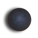 Fodbold, træningsbold sort gummi