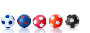 Fodbold forskellige farver, 35 mm