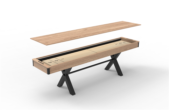 Shuffleboard 9 ft Viking m/ top og lys - 2. sortering - INTRODUKTIONSPRIS