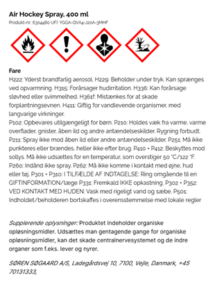 Airhockey Spray 400 ml 