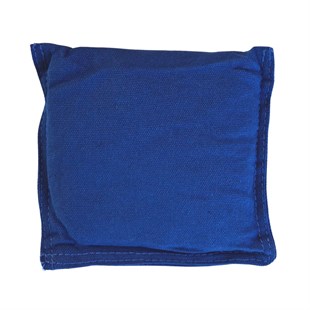 Løs beanbag/ærtepose t/ Søgaard Cornhole spil - 1 stk. blå 14x14 cm