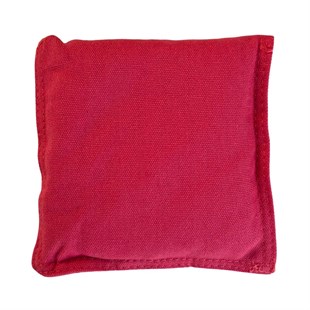 Løs beanbag/ærtepose t/ Søgaard Cornhole spil - 1 stk. rød 14x14 cm