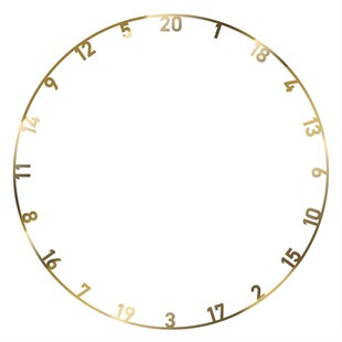 Metal nummerring t/ dartskive, 3 stk fra Bulls