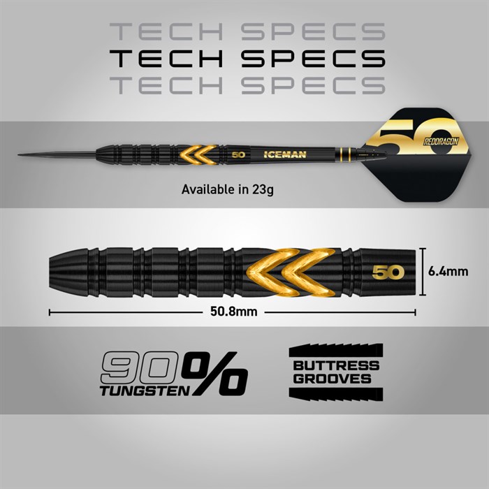 Gerwyn Price - 50 Year Player 90% NT 23 gr Limited edition box