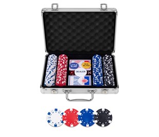 Pokerkuffert m/ 200 chips
