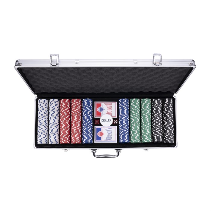 Pokerkuffert m/ 500 chips