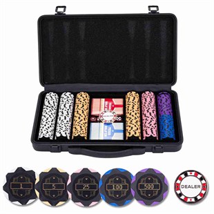 Pokerkuffert Black m/ 300 chips