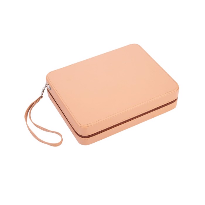 Backgammon rejsespil - Beige/Orange 9" 