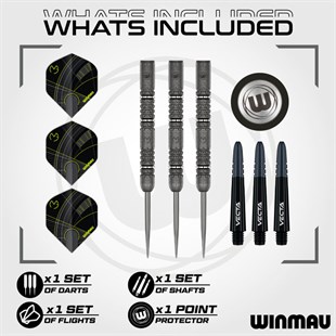 MvG Signature Edition 90% steeltip dartpile fra Winmau