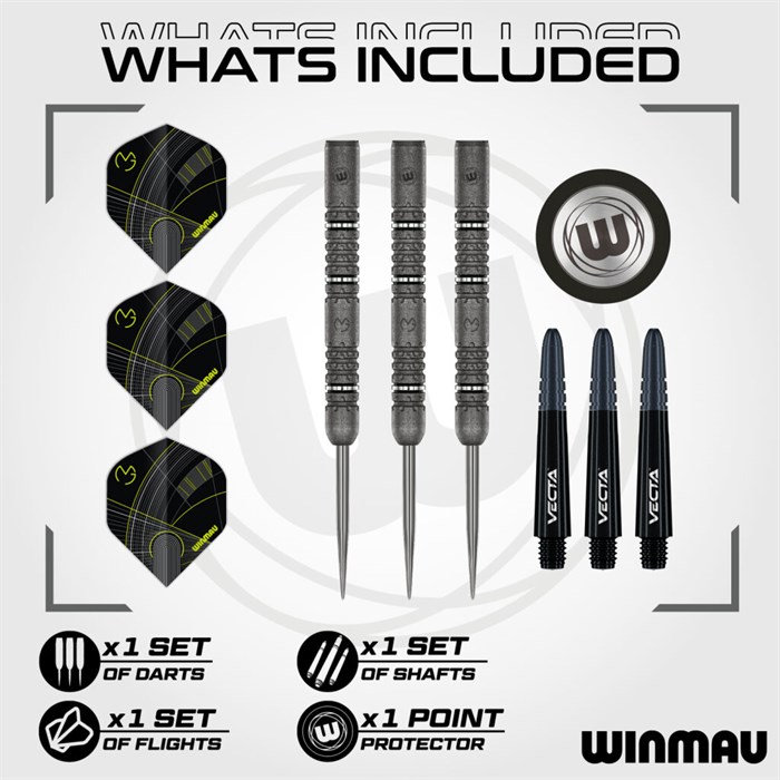 MvG Signature Edition 90% steeltip dartpile fra Winmau