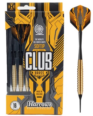 Club Brass softip dartpile fra Harrows