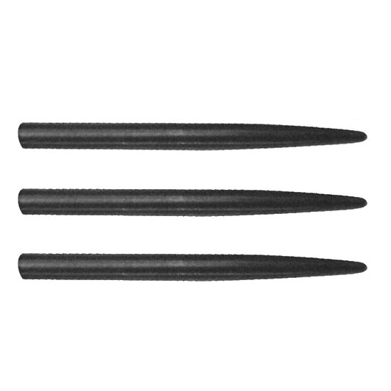 Løse stålspidser i sort fra Harrows - 31 mm