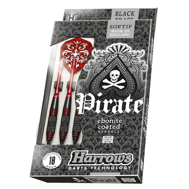 Pirate softip brass dartpile fra Harrows