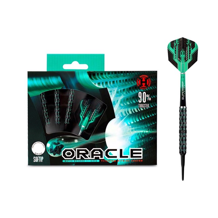 Oracle 90% NT softip dartpile fra Harrows - 18 gram