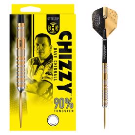 Chizzy 2023 90% NT steeltip dartpile fra Harrows