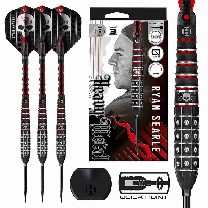 Ryan Searle 90% NT Series 3 steeltip dartpile fra Harrows
