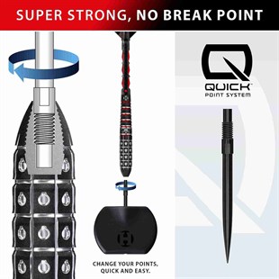 Ryan Searle 90% NT Series 3 steeltip dartpile fra Harrows