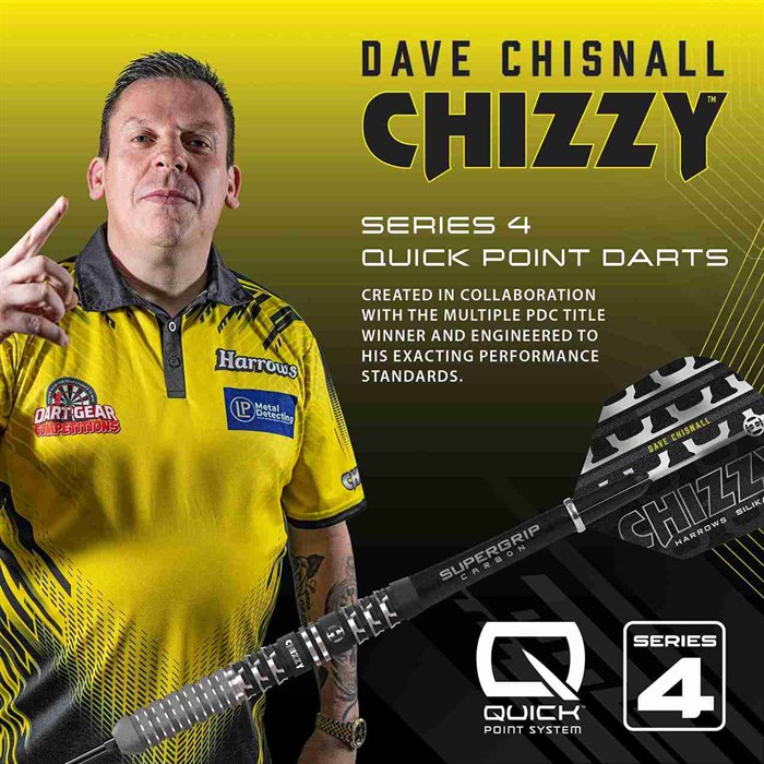 Chizzy 90% NT series 4 steeltip dartpile fra Harrows