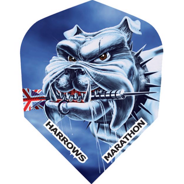 Marathon dart flights fra Harrows - 1546 Bulldog