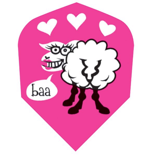 Quadro flights fra Harrows - 2012 Pink sheep