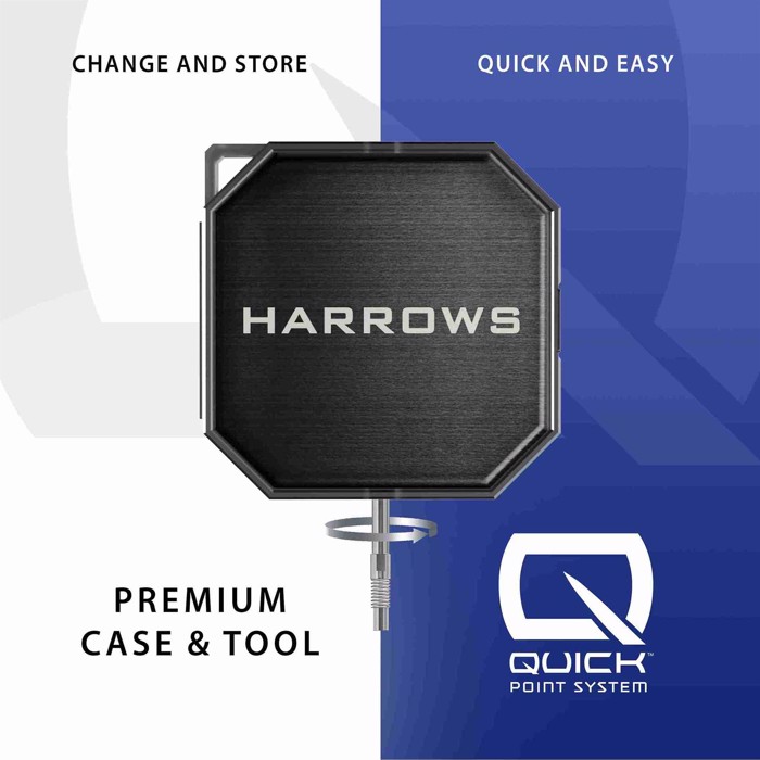 Premium Quick Point værktøj og etui fra Harrows