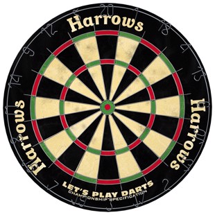 Dart sæt - Let´s play darts Harrows - skive & pile