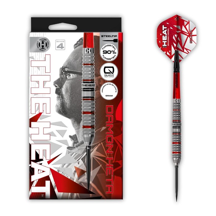 Damon Heta 90% NT Series 4 steeltip dartpile fra Harrows