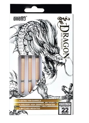 One80 Fire Dragon 90% NT Steeltip darts 