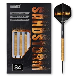 Sandstorm S4 90% NT steeltip dartpile fra One80 - 23 gram