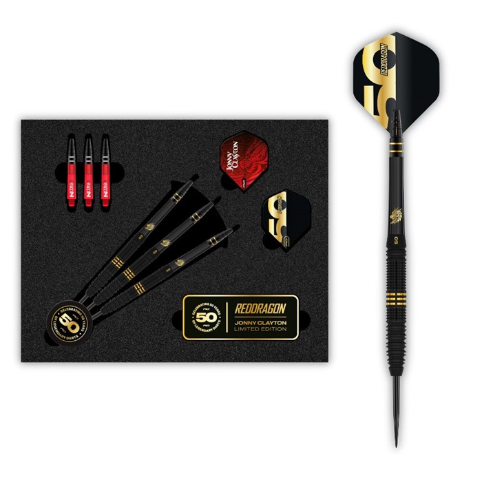  Jonny Clayton - 50 Years Player Edition 90% NT steeltip dartpile - 22 gram