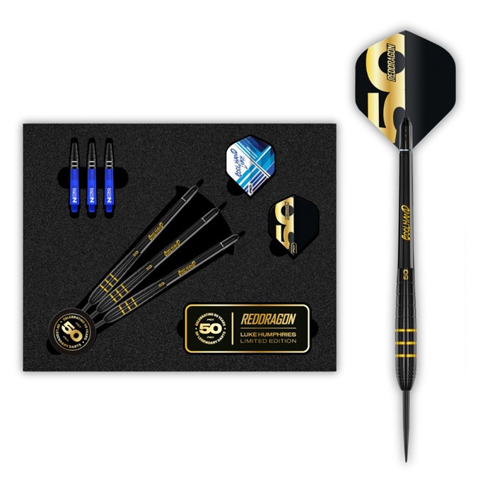 Luke Humphries - 50 Years Player Edition 90% NT steeltip dartpile - 22 gram