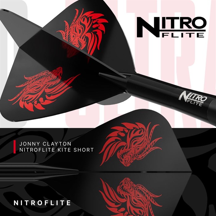 Jonny Clayton RD-ULTRA 90% NT steeltip dartpile fra Red Dragon - 22 gram