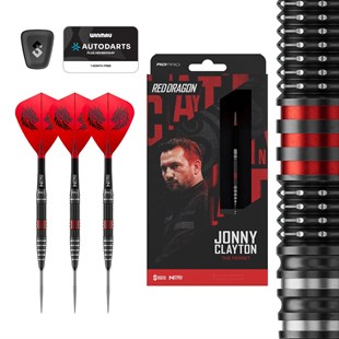 Jonny Clayton RD-PRO 90% NT steeltip dartpile fra Red Dragon