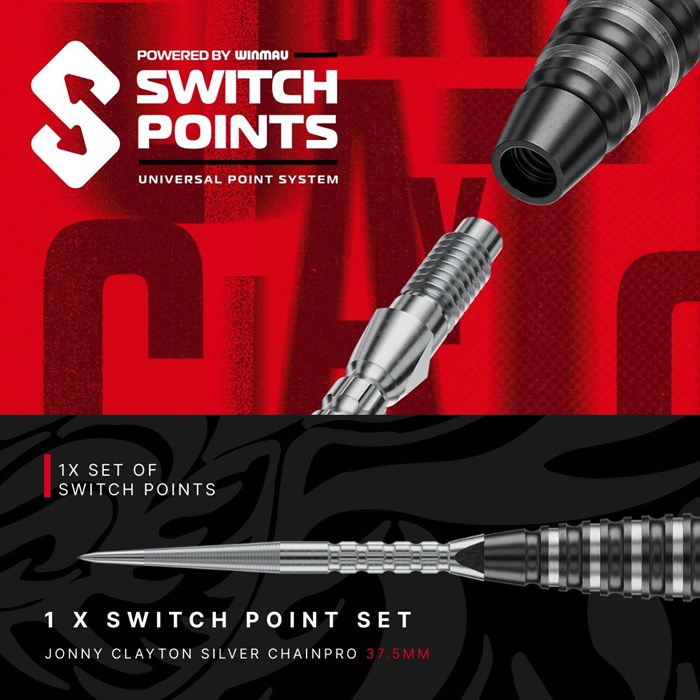 Jonny Clayton RD-PRO 90% NT steeltip dartpile fra Red Dragon