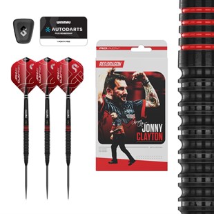 Jonny Clayton RD-ADV 90% NT steeltip dartpile fra Red Dragon