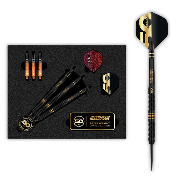 Peter Wright - 50 Years Player Edition 90% NT steeltip dartpile - 21 gram